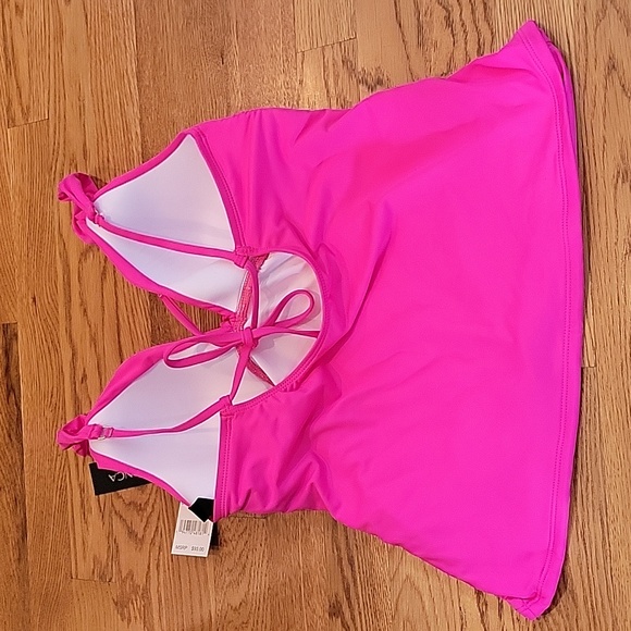 NWT La Blanca Twist Top Tankini Size 8 - Picture 5 of 5